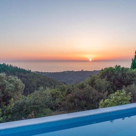 Stone Villa Eriphyle ,Private Witn Sunset View Fiskardo Exteriér fotografie