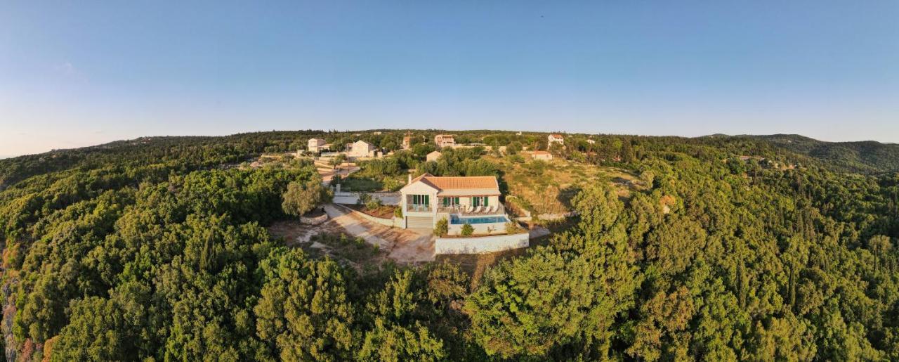 Stone Villa Eriphyle ,Private Witn Sunset View Fiskardo Exteriér fotografie